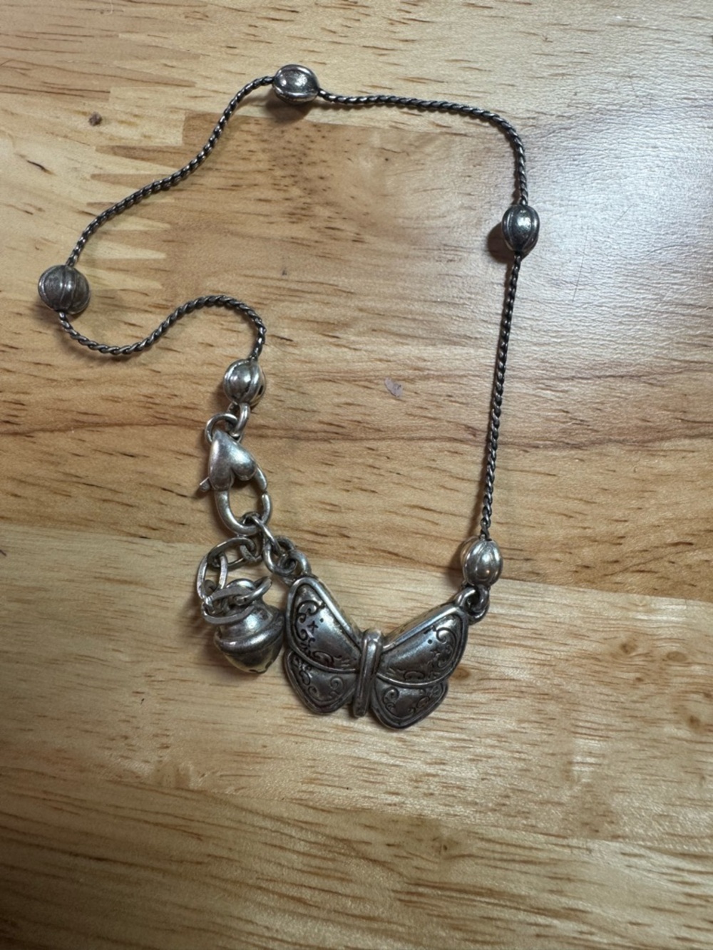 Brighton Silver Butterfly Bracelet- Silver